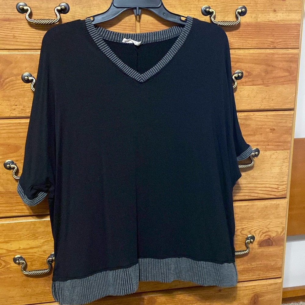 Blumin rib contrast tee size M